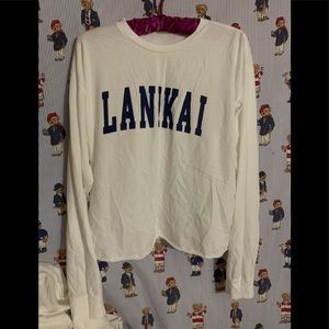 Bundle/White long sleeves cropped tops and hoodie